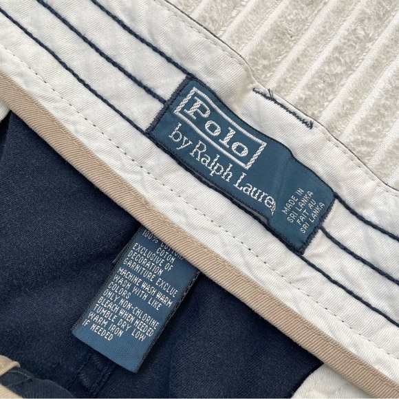 Vintage Polo Ralph Lauren Men’s Navy Cargo Shorts - Picture 1 of 6